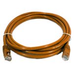 14' Cross-Wired CAT5e (350MHz) UTP Ethernet Network Cable - Orange - TechCraft